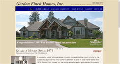 Desktop Screenshot of gordonfinchhomes.com