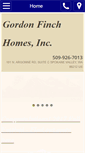 Mobile Screenshot of gordonfinchhomes.com